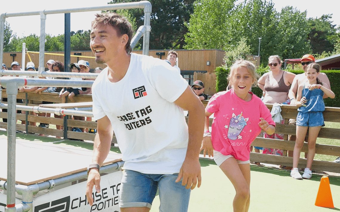 Initiation Chase Tag en camping
