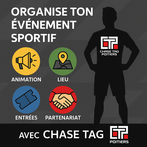 Organise ton événement sportif avec Chase Tag